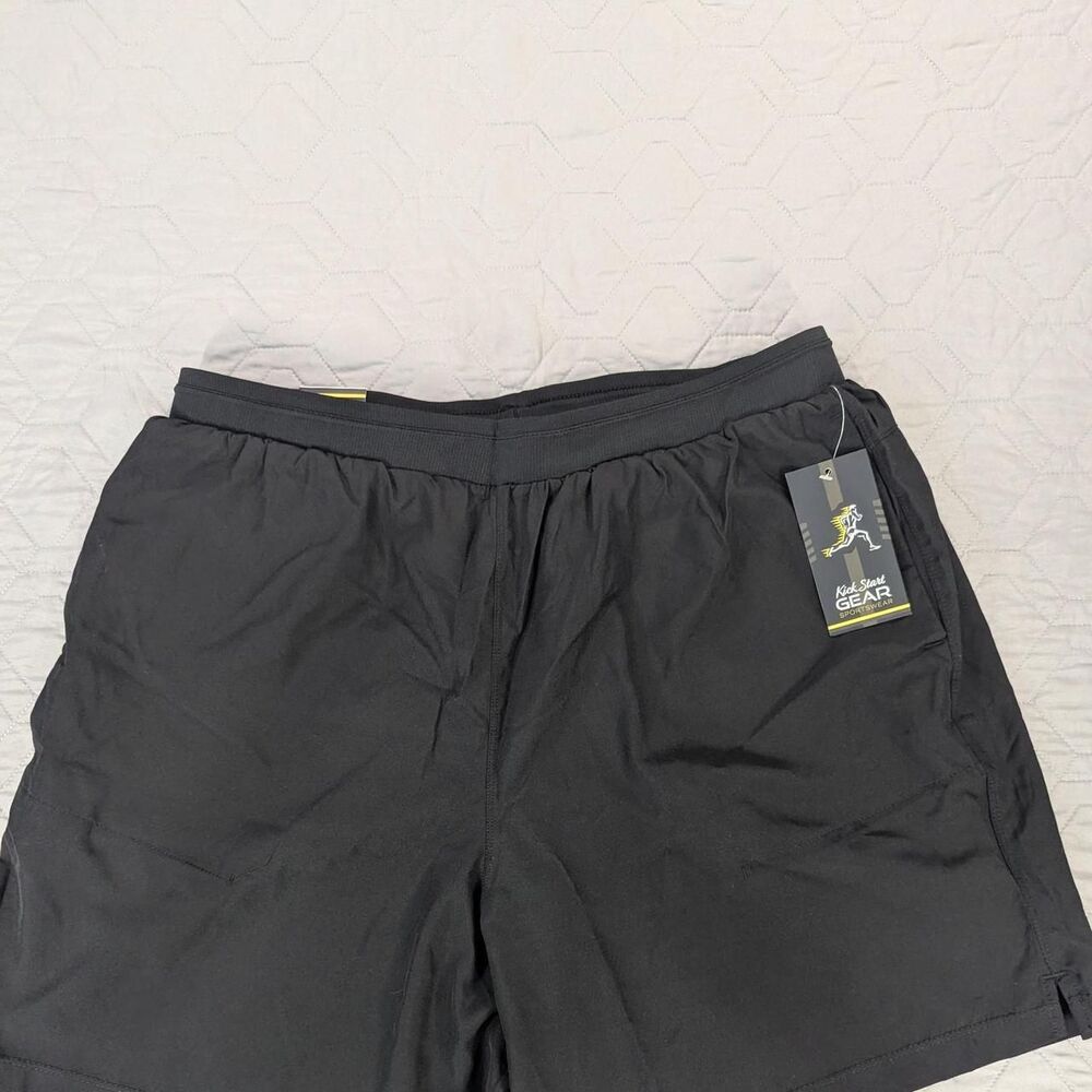 Black Kick Start Gear sportswear shorts